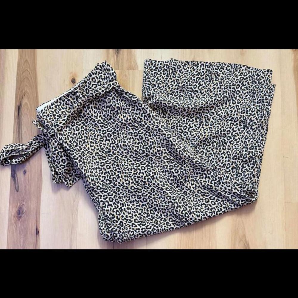 J. Crew Leopard Print Pants